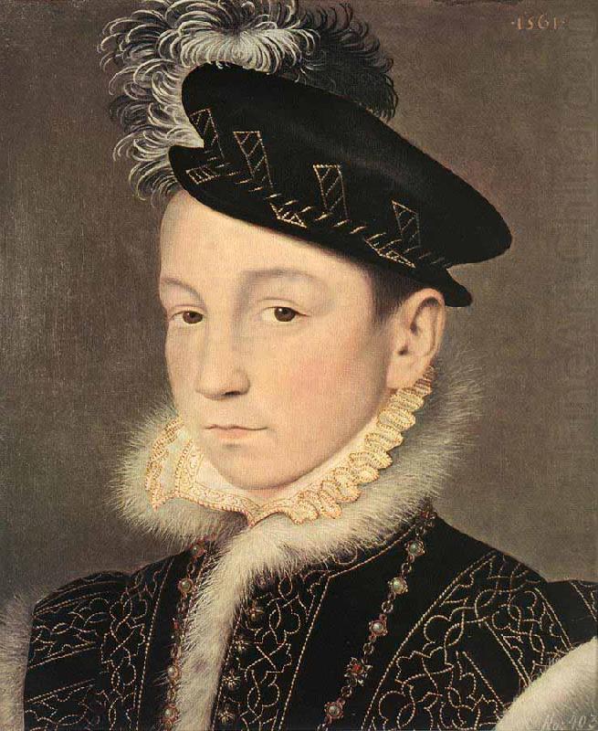 Portrait of King Charles IX of France, Francois Clouet